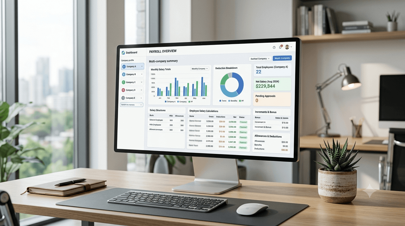 Manage multiple companies from one account.